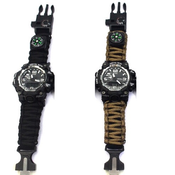 D1Deals Other - (SALE🔥) 7 in 1 Paracord Military Survival Watch